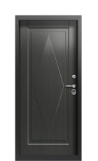 Дверь Termo Vesuvio Графитовое дерево 1187 вид внутри