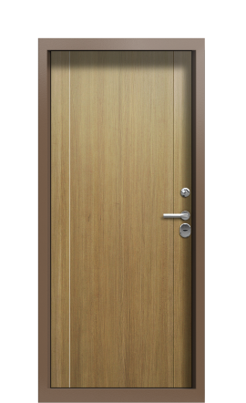 Дверь TermoWood Ral 8025 Дуб светлый 1033