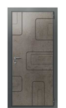 Дверь TermoWood RAL 7043 RAL 7009 1382