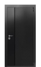 Дверь TermoWood Ral 9005 Collori Ral 9005 2509 вид снаружи