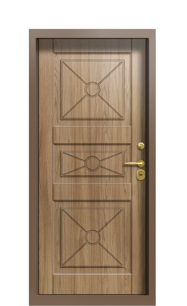 Дверь TermoWood Ral 9005 Графитовое дерево 274