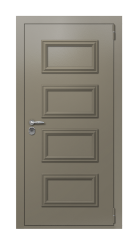 Дверь Termo Ral 7006 Securemme 1235 вид снаружи