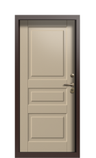 Дверь Termo Ral 9005 Ral 1019 1472 вид внутри