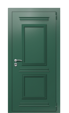 Дверь TermoPlus Ral 6028 Темно-зеленое 1350 вид снаружи