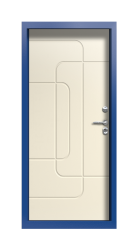 Дверь Termo Collori Слоновая кость ral 5005 D003 вид внутри