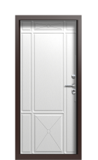 Дверь Termo Vesivio Милк 36 вид внутри