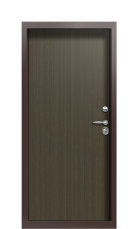 Дверь Termo Ral 8017 Орех американский 1373 вид внутри