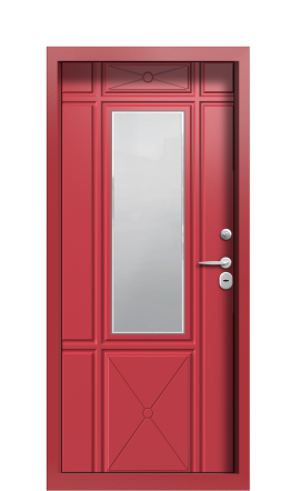 Дверь TermoWood Ral 3005 Тёмно-красный 311