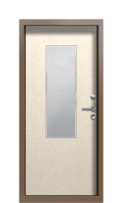 Дверь Termo Ral 1019 Лён Сиена 989 вид внутри