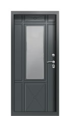 Дверь Termo Ral 7043 Kale 988 вид внутри