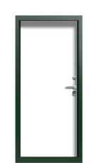 Дверь Termo Silver RAL 7002 1138 вид внутри