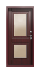 Дверь Termo Ral 3005 Woodline Темно-красный  2691 вид внутри