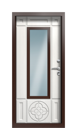 Дверь TermoPlus Bronze Белое дерево 1310