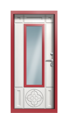 Дверь Termo Ral 3031 Белое дерево 1311 вид внутри