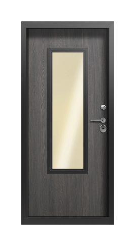 Дверь TermoWood Vesuvio Terma Premium Морадо Черный 2647