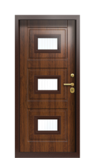 Дверь Termo Ral 8017 Коньячный Дуб 1414 вид внутри