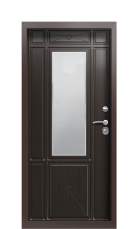 Дверь Termo Ral 8017 Венге 1091 вид внутри