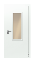 Дверь TermoPlus Ral 9003 Collori Ral 9003 2704 вид снаружи