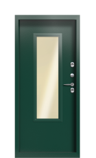 Дверь Termo Ral 6005 Kale 2541 вид внутри