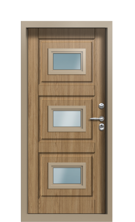 Дверь TermoPlus Ral 1019 Грецкий орех 1313