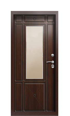 Дверь TermoPlus Ral 9005 Кофейное дерево 1089
