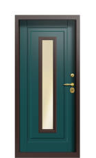 Дверь Termo Del Mare Зеленое Сукно 1411 вид внутри