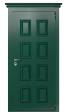 Дверь Termo Ral 6005 Kale 2564 вид снаружи