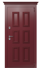 Дверь Termo Ral 3005 Kale 2598 вид снаружи