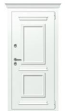 Дверь Termo Ral 9003 Kale 2597 вид снаружи