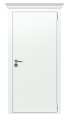 Дверь TermoPlus Ral 9003 Collori Ral 9003 2744 вид снаружи