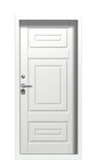 Дверь Termo Collori Ral 3031 C004 Ral 9003 B003 Карниз левая 1000 вид внутри