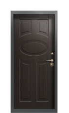 Дверь Termo Ral 8025 белое дерево 492 вид внутри