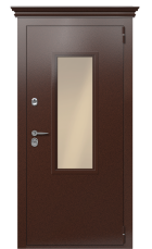 Дверь Termo Bronze Kale 2605 вид снаружи
