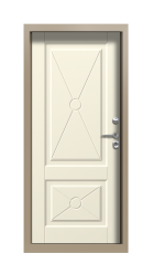 Дверь Termo Collori RAL 5014 C003 Collori Слоновая кость C002 вид внутри