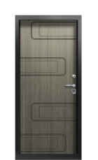 Дверь Termo Ral 9005 Серый Кварц 234 вид внутри