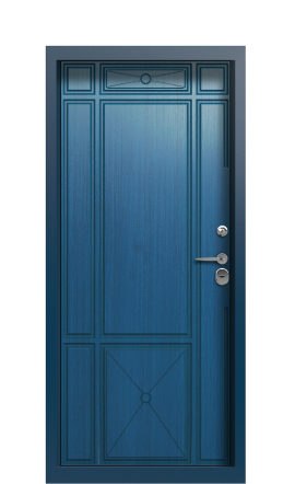 Дверь TermoPlus Del Mare Woodline Темно-синяя 2724