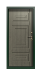 Дверь Termo Ral 8025 Серый кварц 1137 вид внутри