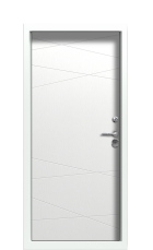 Дверь Termo Ral 9003 Милк 1328 вид внутри