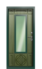Дверь Termo Ral 6005 Темно-зеленое 1208 вид внутри