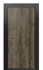 Дверь TermoWood Ral 7009 Securemme 166 вид снаружи