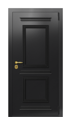 Дверь TermoPlus Ral 9005 Белая Эмаль 335 вид снаружи