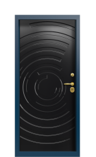 Дверь Termo Del Mare Ral 9005 1495 вид внутри