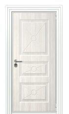 Дверь TermoWood Ral 9003 Белая эмаль 237 вид снаружи