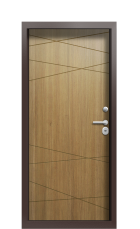 Дверь Termo Ral 3031 Дуб 404 вид внутри