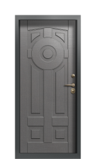 Дверь Termo Ral 8025 Дымчатое Дерево 490 вид внутри