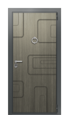 Дверь TermoWood Ral 7043 Серый Кварц 257 вид снаружи