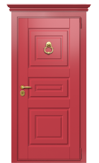 Дверь TermoWood Ral 3031 Ral 3031 1504 вид снаружи