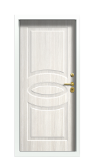 Дверь Termo Ral 9005 Белая Эмаль 335 вид внутри