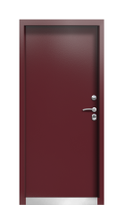 Дверь Termo Ral 3005 Кале 611 вид внутри