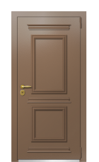 Дверь TermoPlus Ral 8025 Пепельный 399 вид снаружи